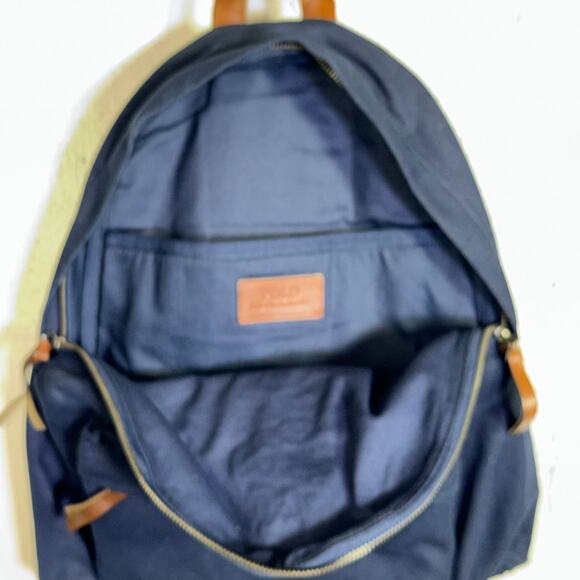 Polo Ralph Lauren Men's Polo Bear Canvas Backpack - blue $225 - Picture 8 of 11